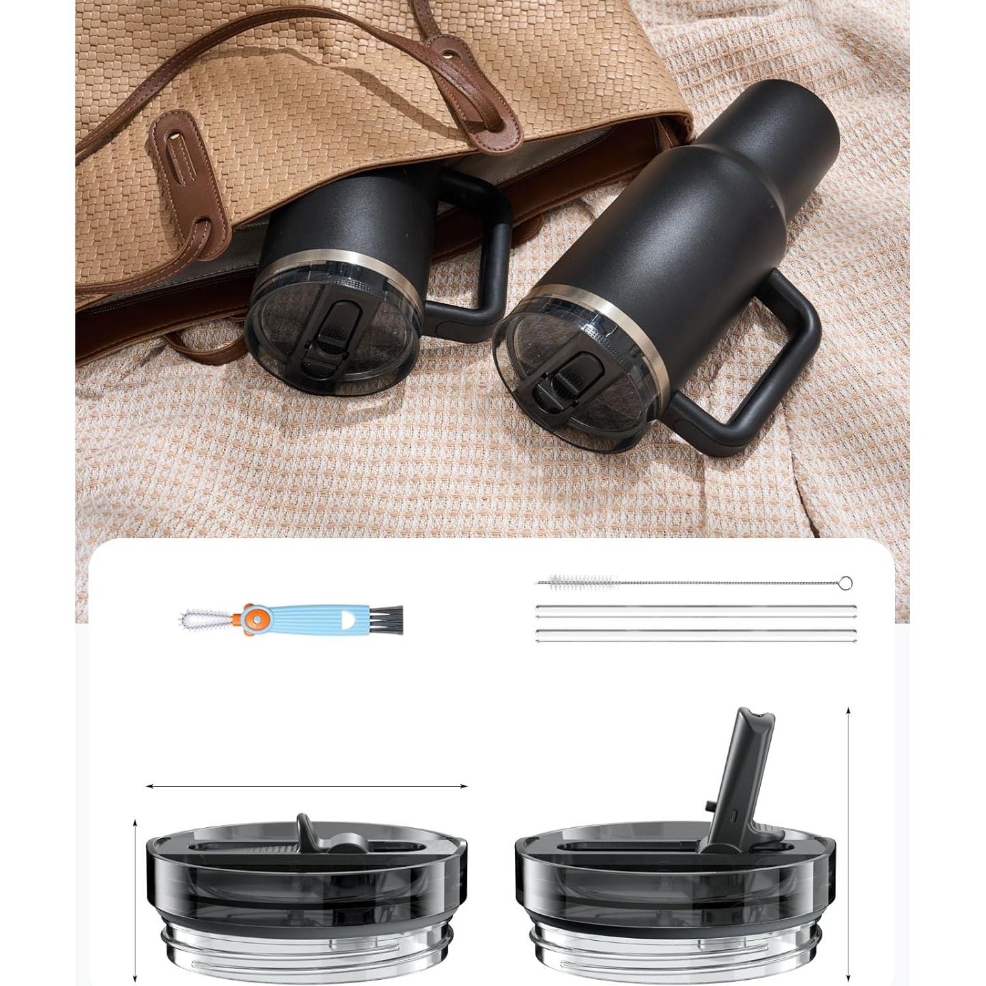 Tapa de repuesto Xrabbit para vaso Stanley 40 oz, 2 unidades