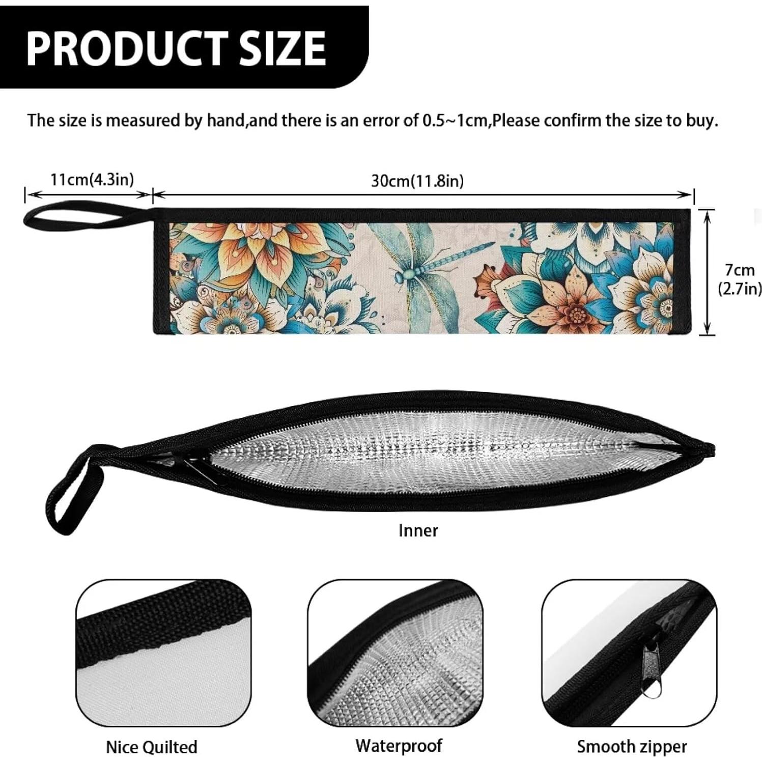 Estuche de Utensilios Reutilizables Tutolipy 30x6.9cm Boho