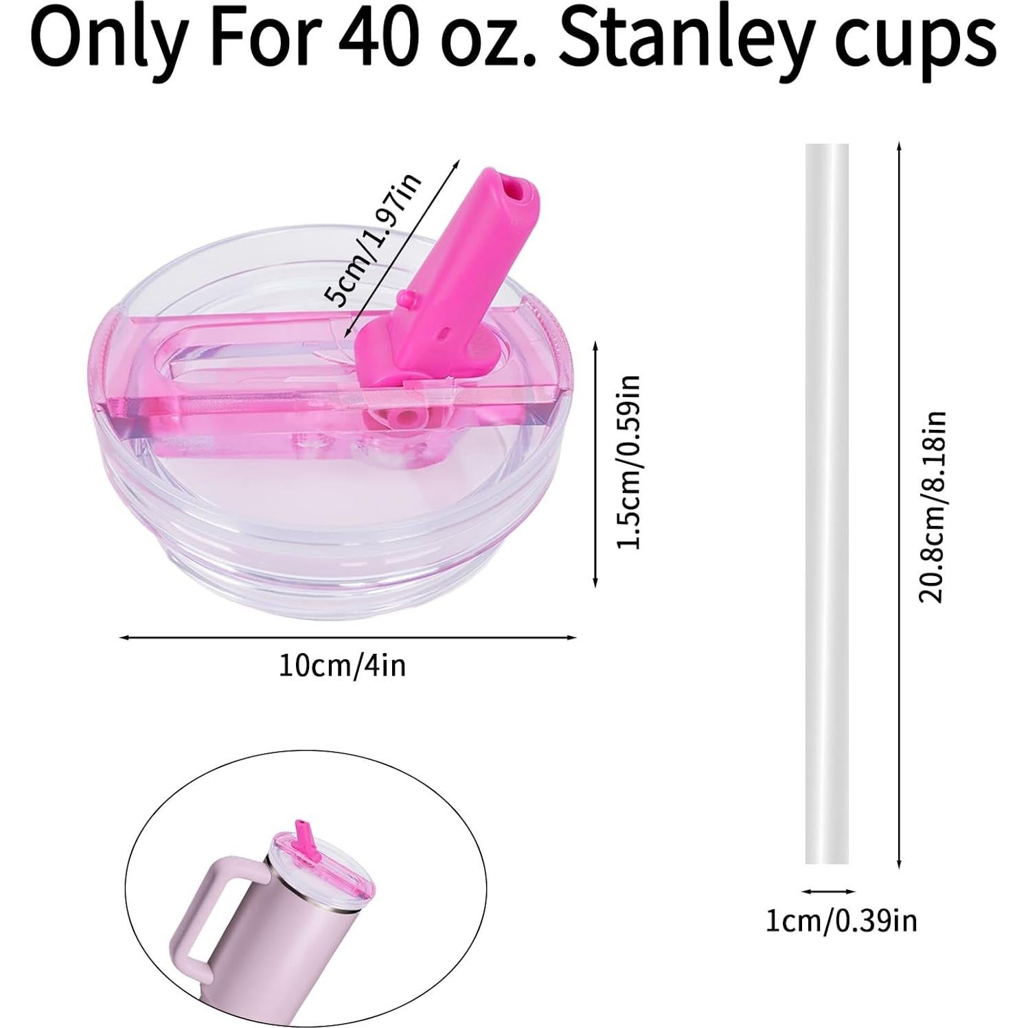 Tapa de Reemplazo para Vaso Stanley 40 oz - 2 Piezas, Antifugas