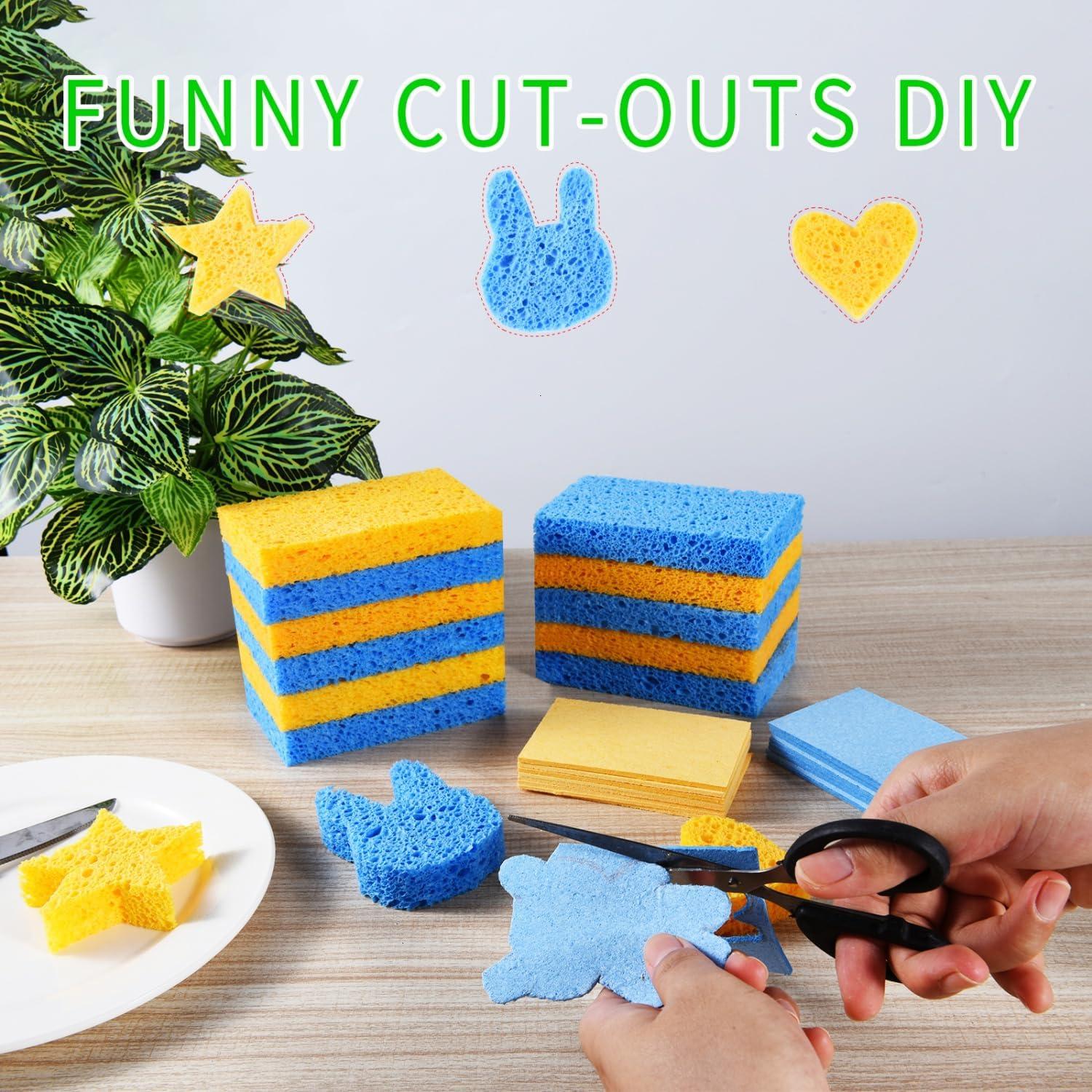 Esponjas de Celulosa Natural YoleShy 48 Piezas Reutilizables