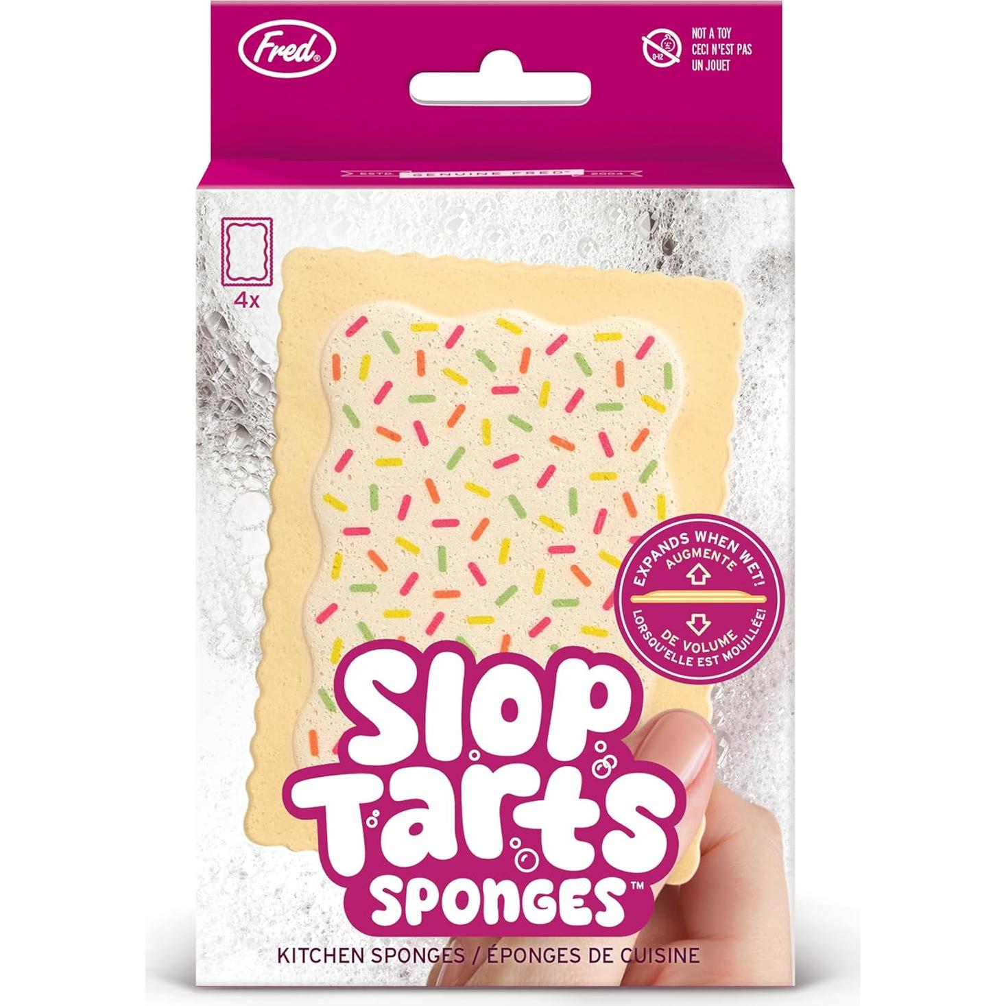 Set de 4 Esponjas de Cocina Comprimidas Genuine Fred