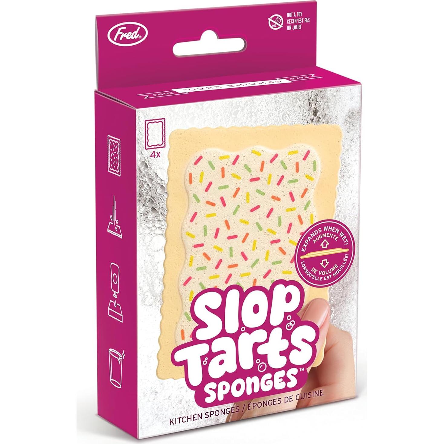 Set de 4 Esponjas de Cocina Comprimidas Genuine Fred