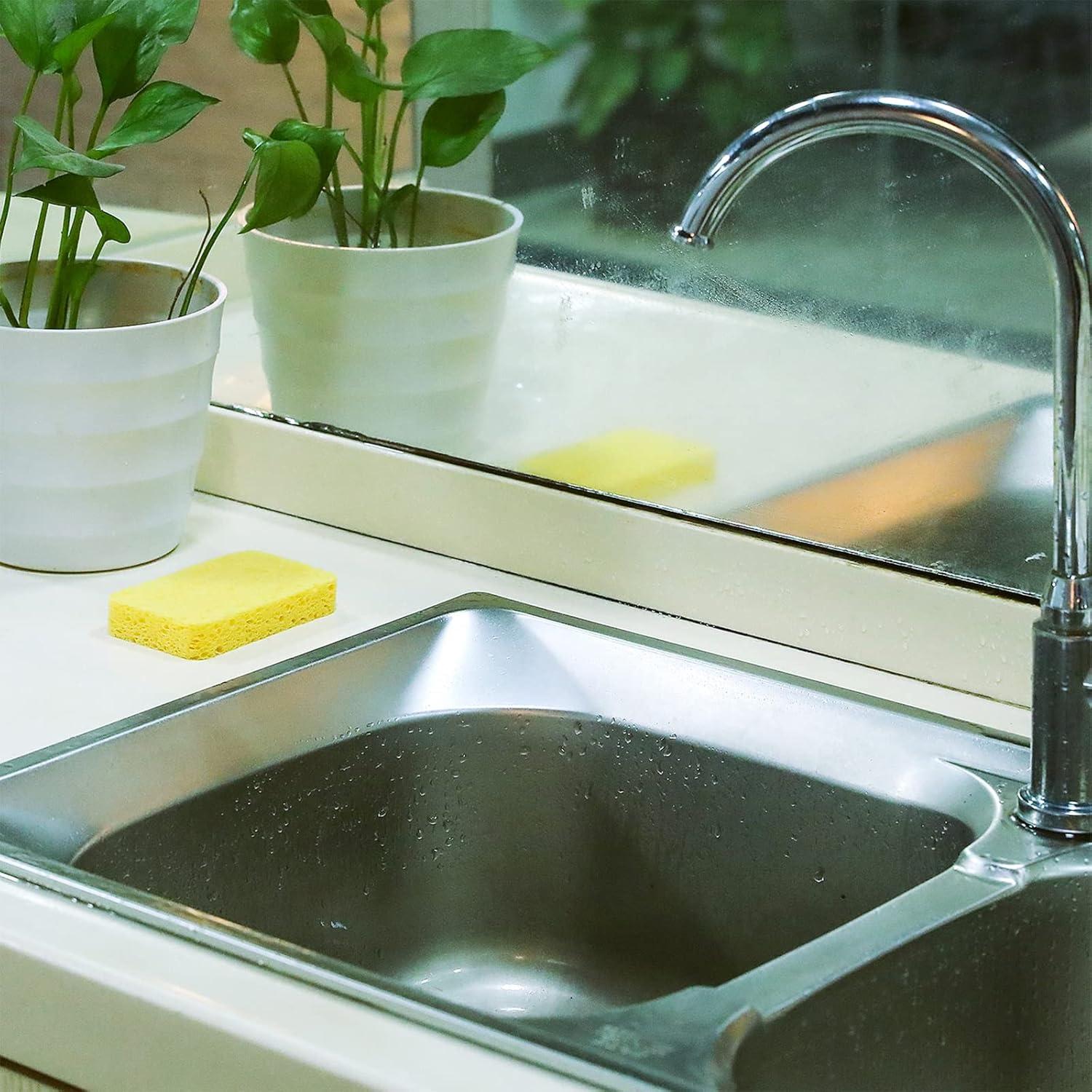 Esponjas de Cocina Chuangdi 12 Pcs Pulpa de Madera 12x7.6 cm