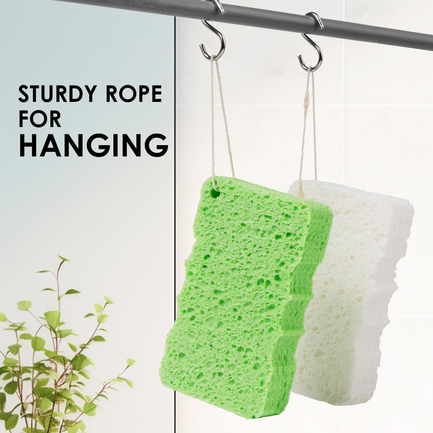 Esponjas de Ducha de Celulosa Natural XINGYU 10 Unidades