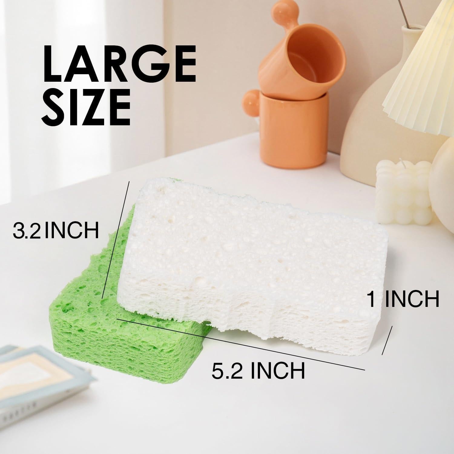 Esponjas de Ducha de Celulosa Natural XINGYU 10 Unidades