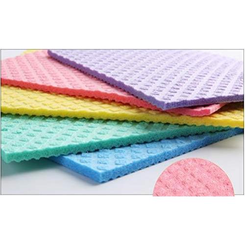 Paños de Esponja Reutilizables 100% Celulosa 5 Piezas