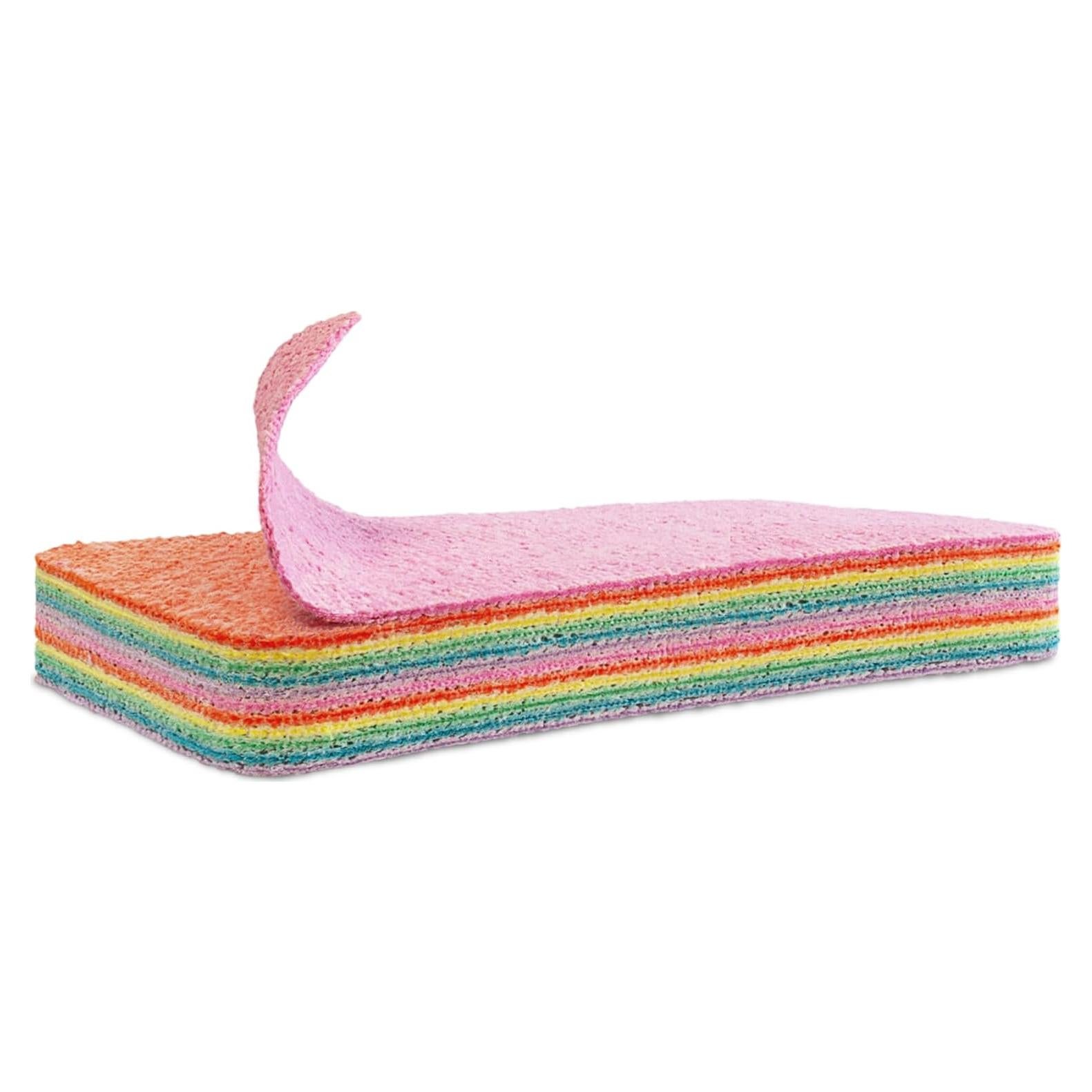 Bloque de Esponja de Microfibra Eurow 12 Capas Multicolor 72g