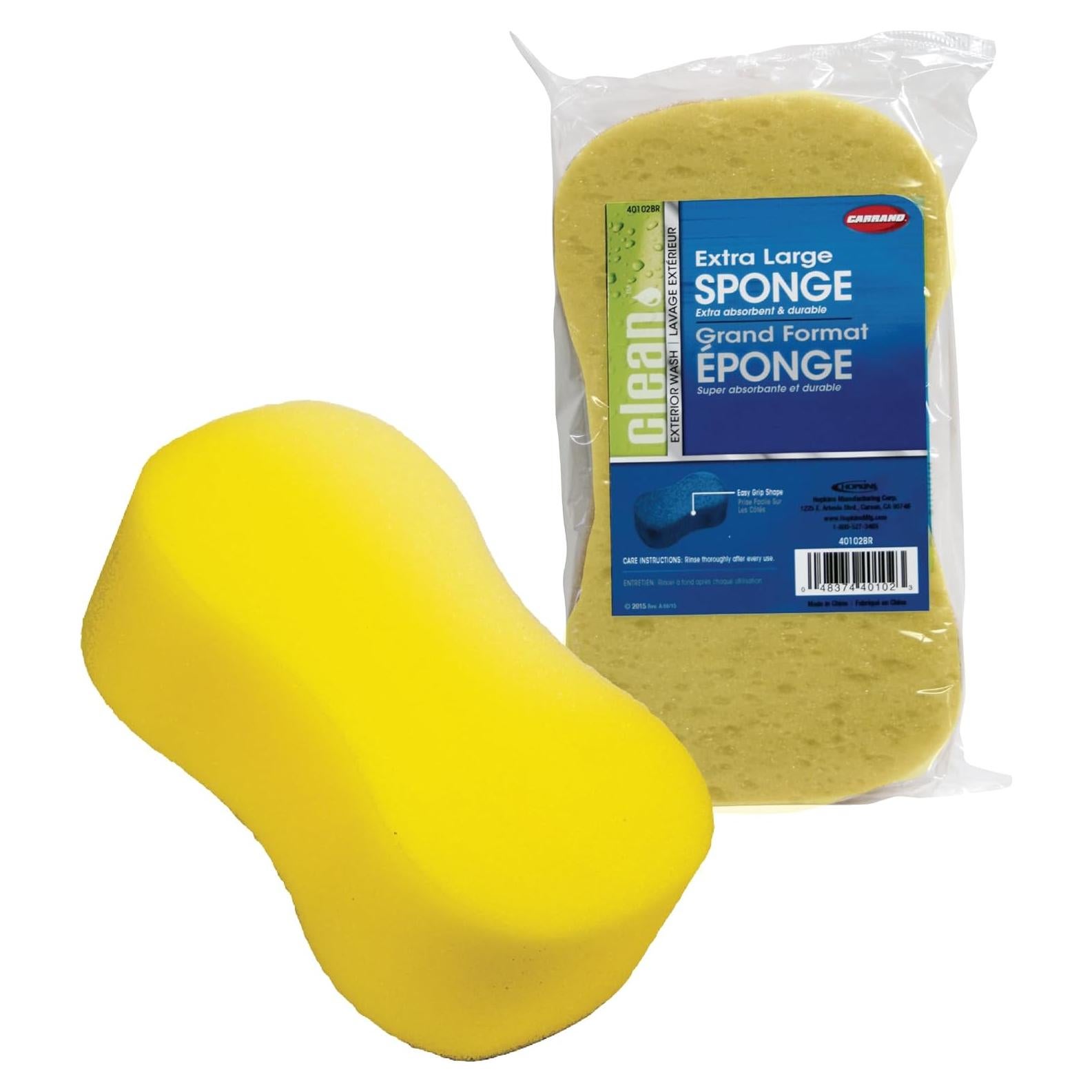 Esponja de Hueso Gigante Carrand 40102 Amarilla Duradera