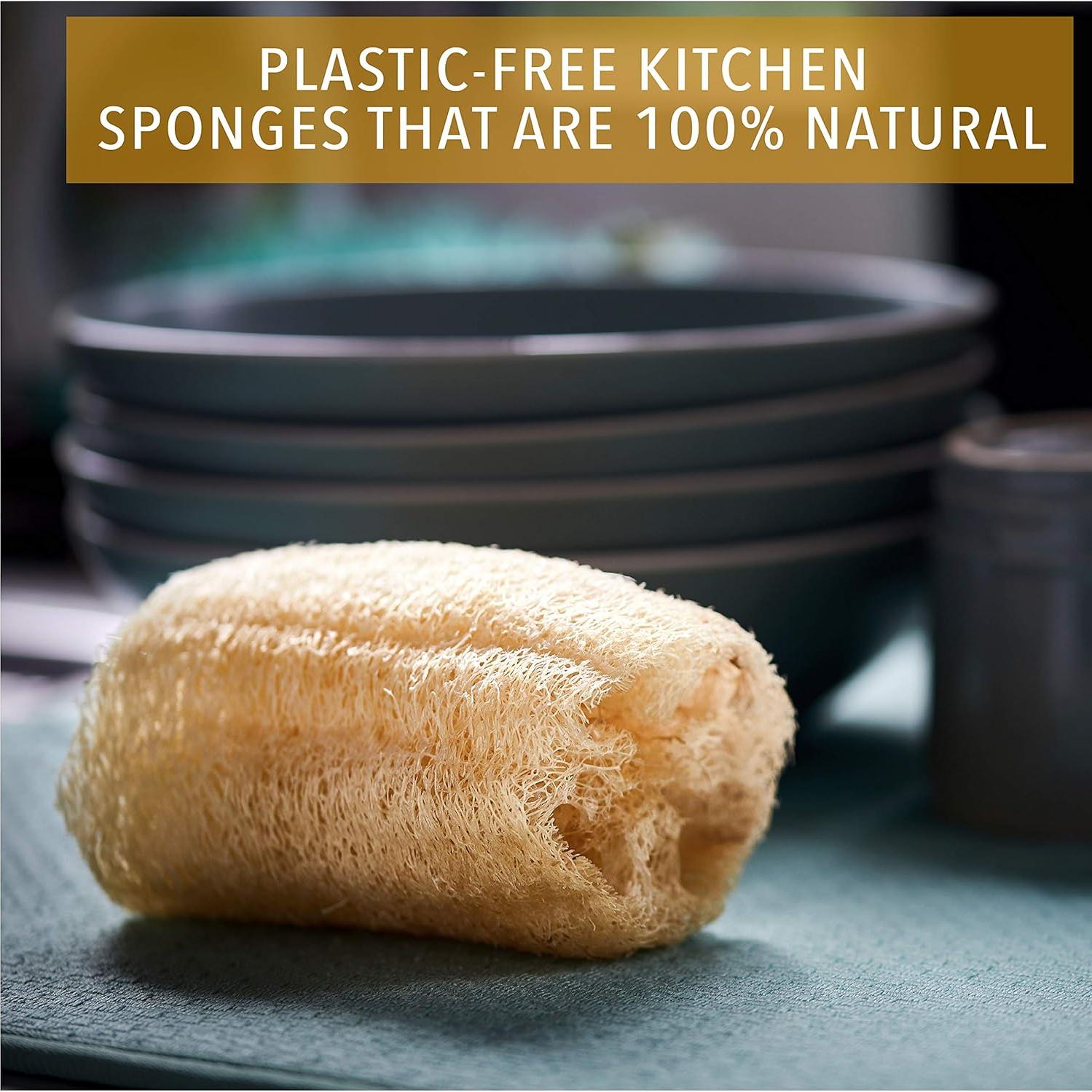 Esponjas de Cocina Ecológicas ENEY - 4 Unidades Biodegradables