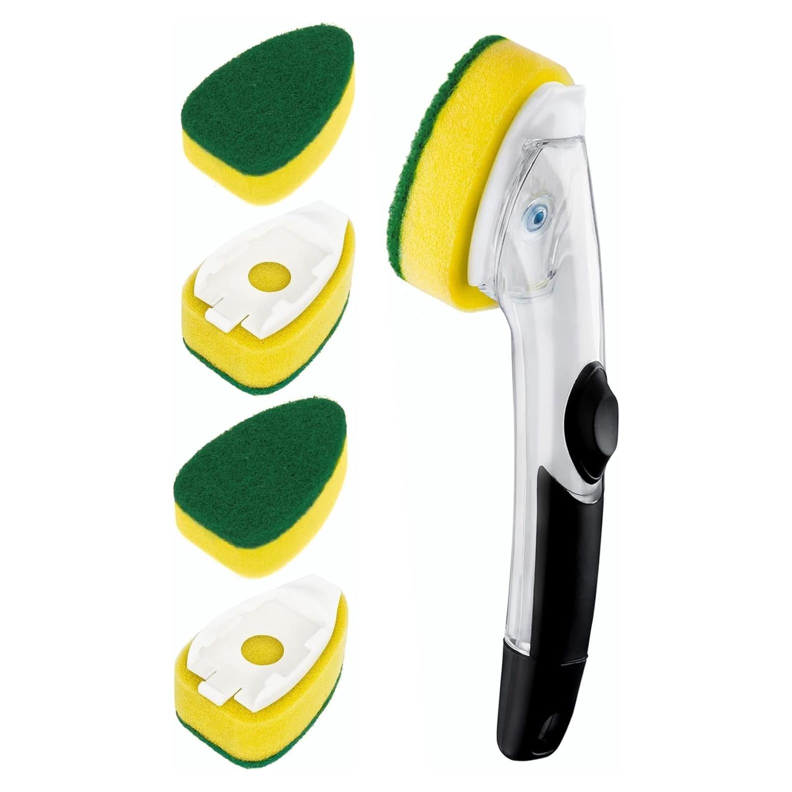 Esponja de Platos HELIME con Dispensador y 5 Recambios