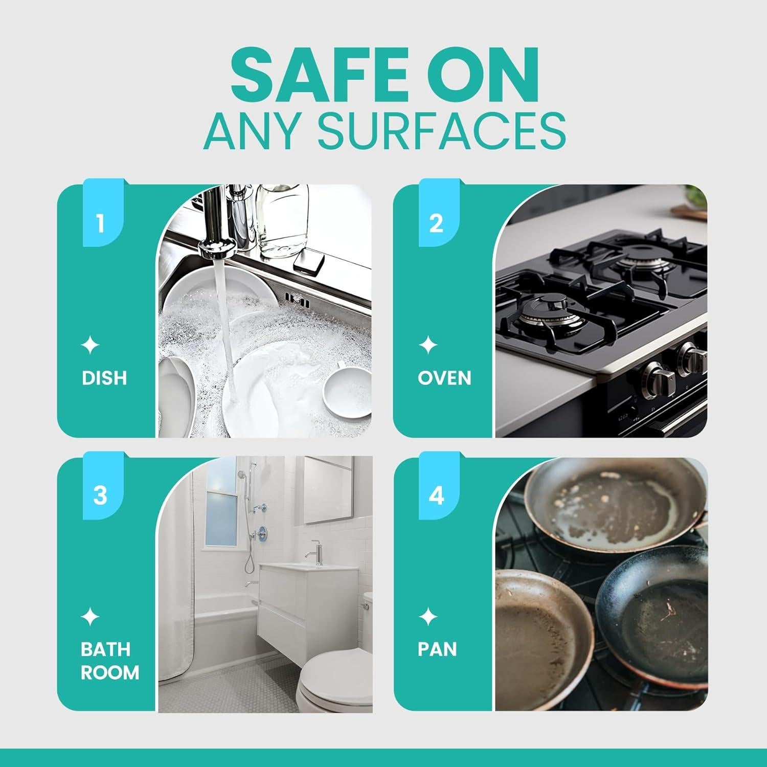 Esponja de Platos HELIME con Dispensador y 5 Recambios