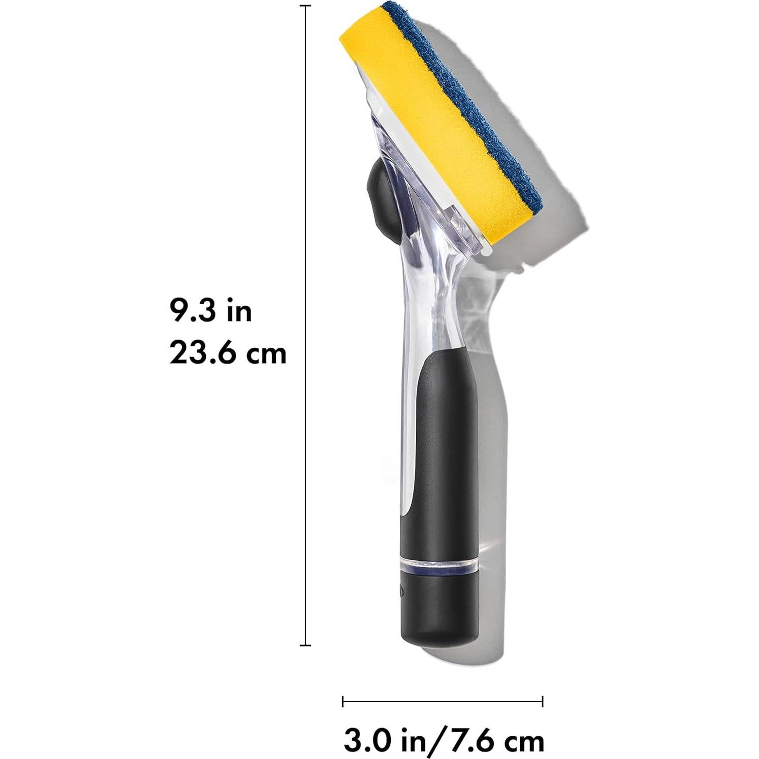 Dispensador de Jabón OXO Good Grips con Esponja Amarilla