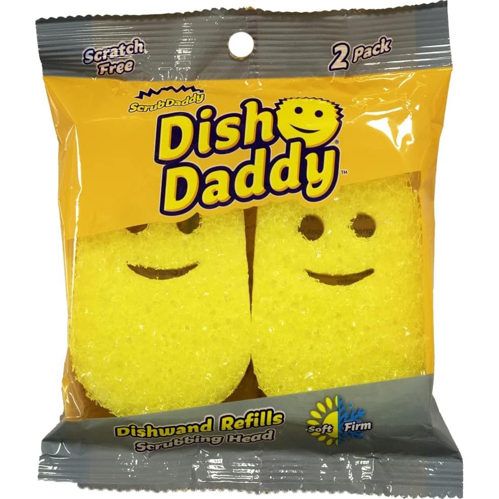 Cepillo de Platos Scrub Daddy Dish Daddy con Esponjas Repuesto