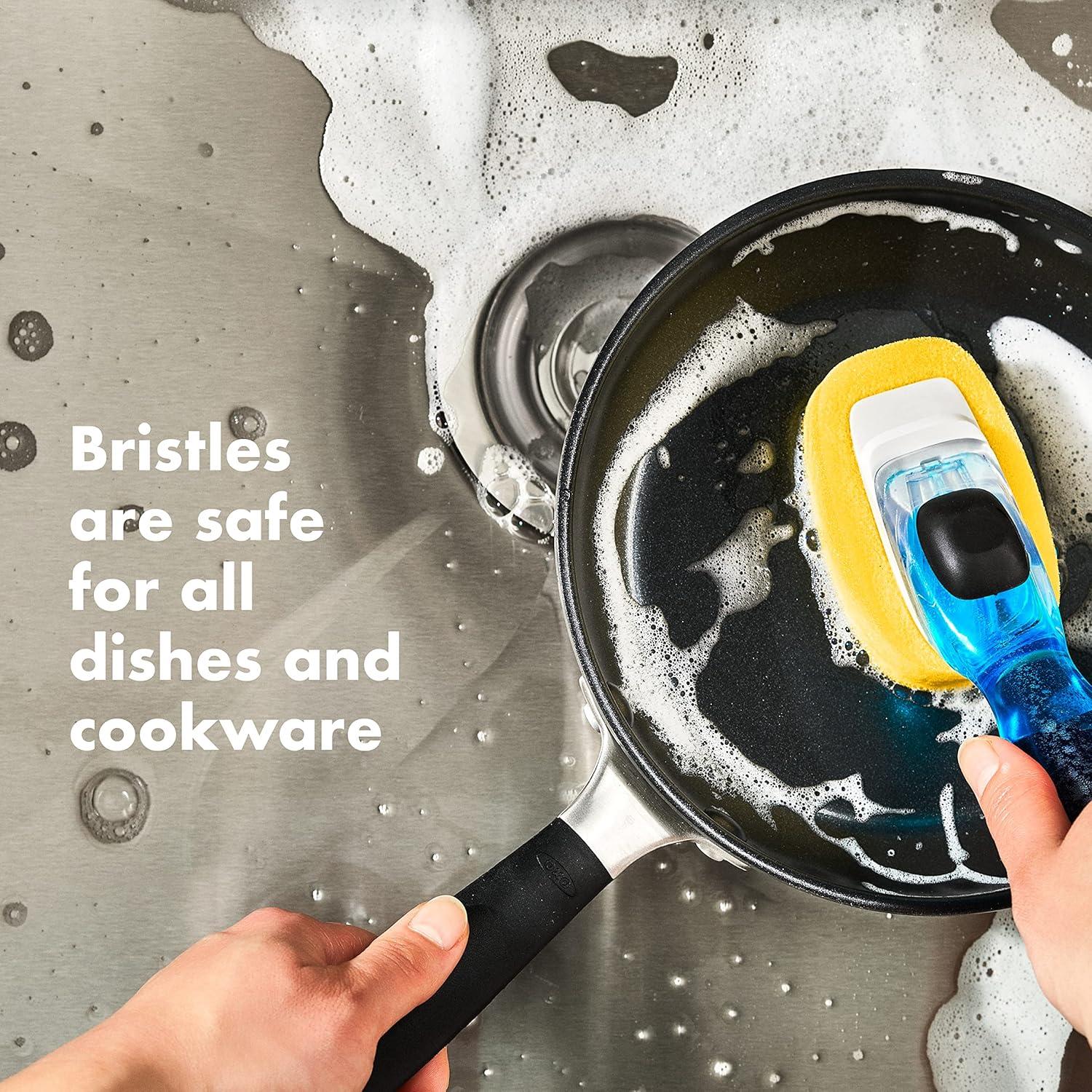 Dispensador de Jabón OXO Good Grips con Esponja y Raspador