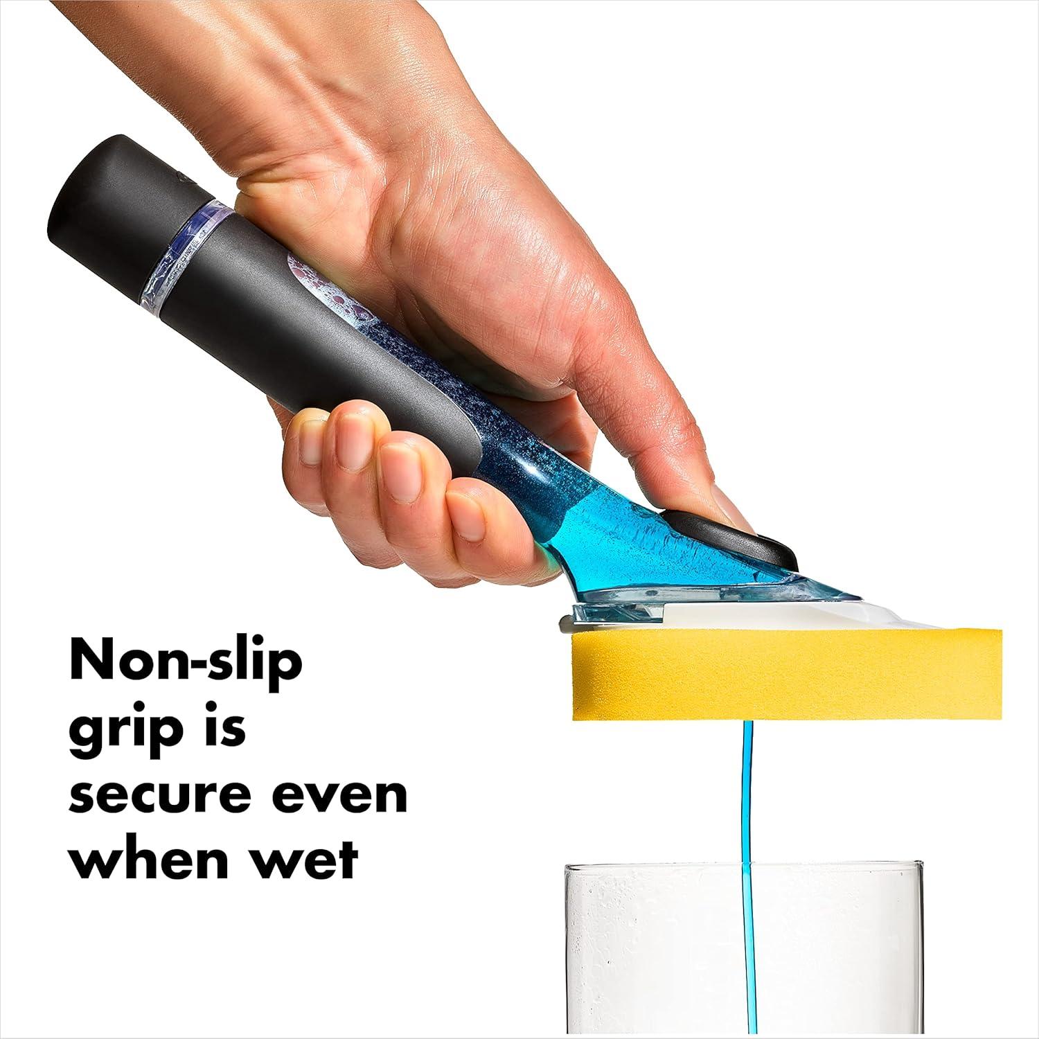 Dispensador de Jabón OXO Good Grips con Esponja y Raspador