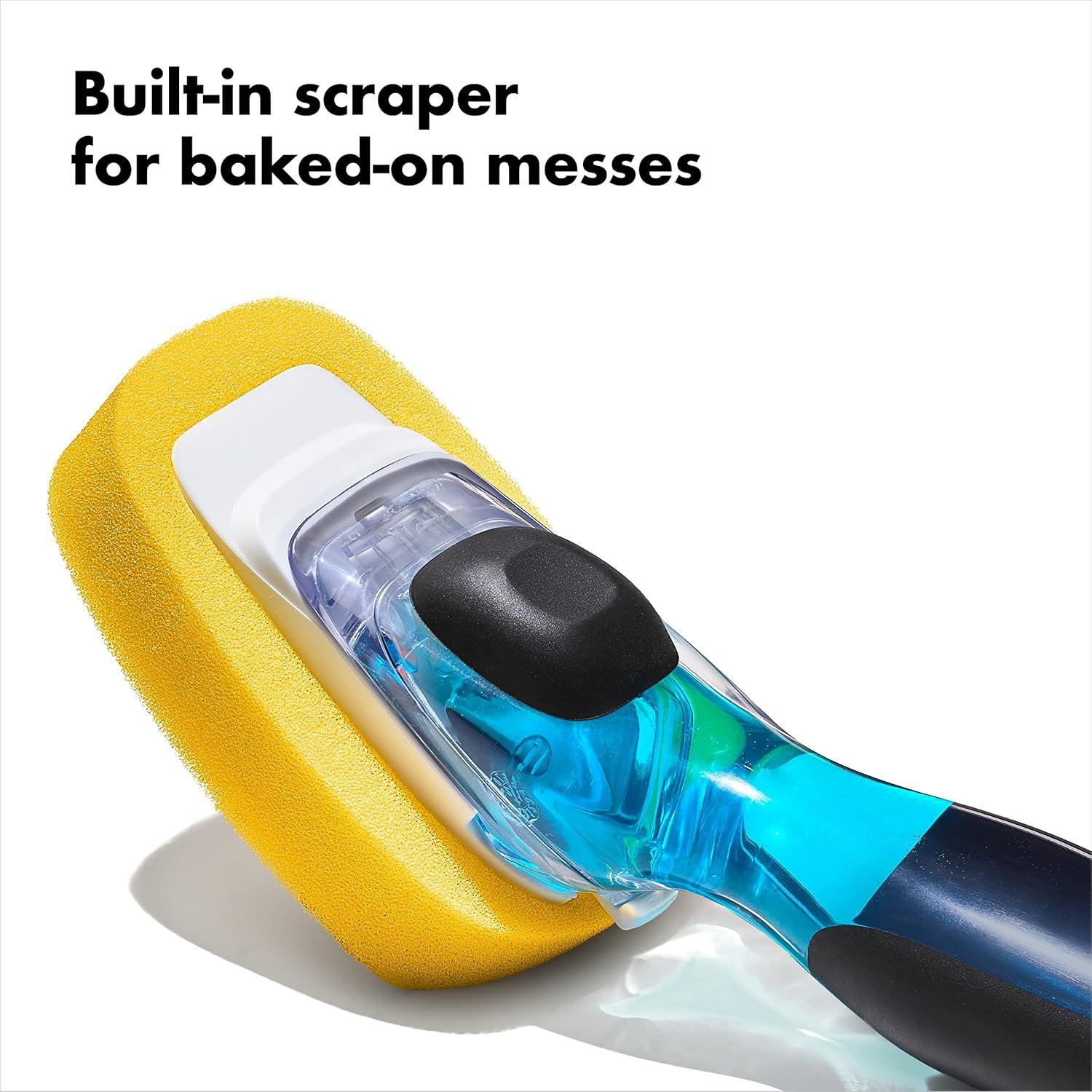 Dispensador de Jabón OXO Good Grips con Esponja y Raspador