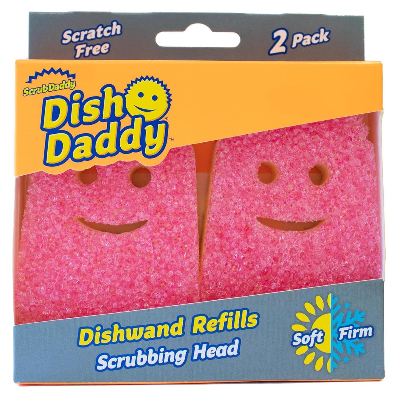 Cabezas de Repuesto Scrub Daddy Dish Daddy - 2 Unidades Rosadas