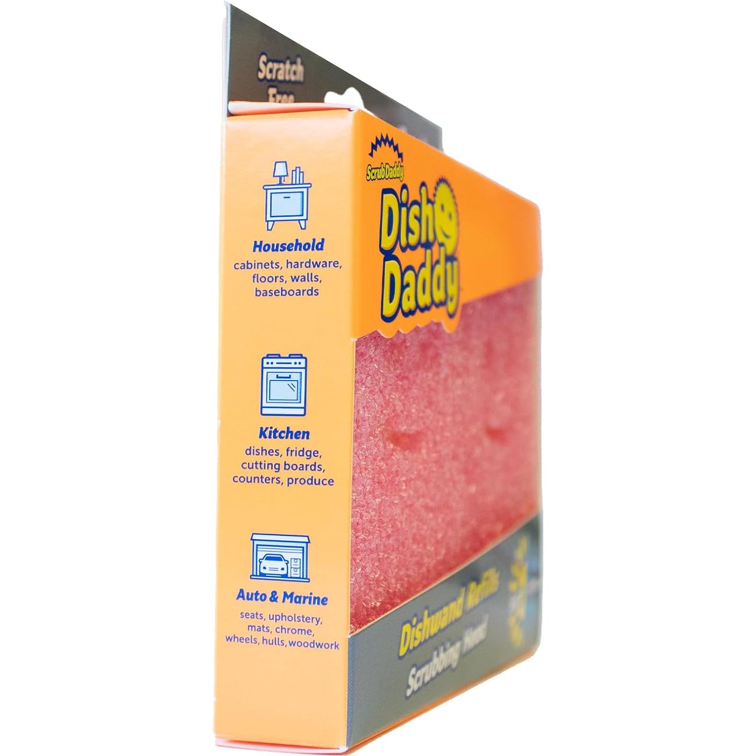 Cabezas de Repuesto Scrub Daddy Dish Daddy - 2 Unidades Rosadas