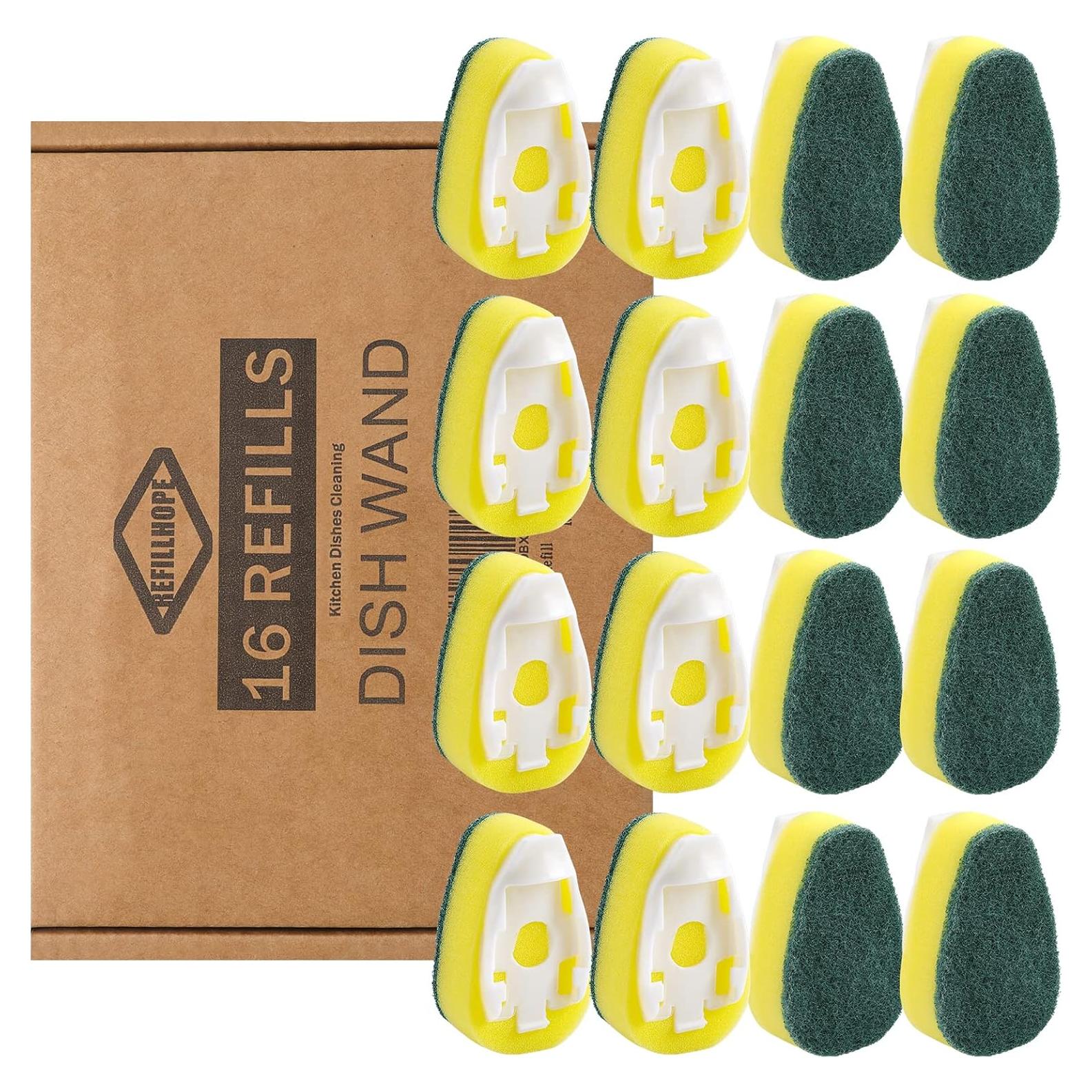 Recargas de esponja para varitas de platos REFILLHOPE 16 Pack