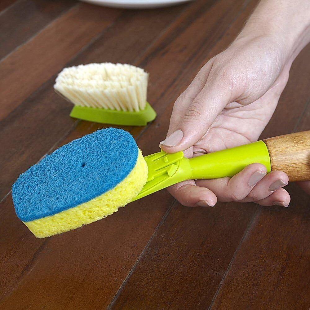 Cepillo dispensador de jabón Full Circle Suds Up - Bambú