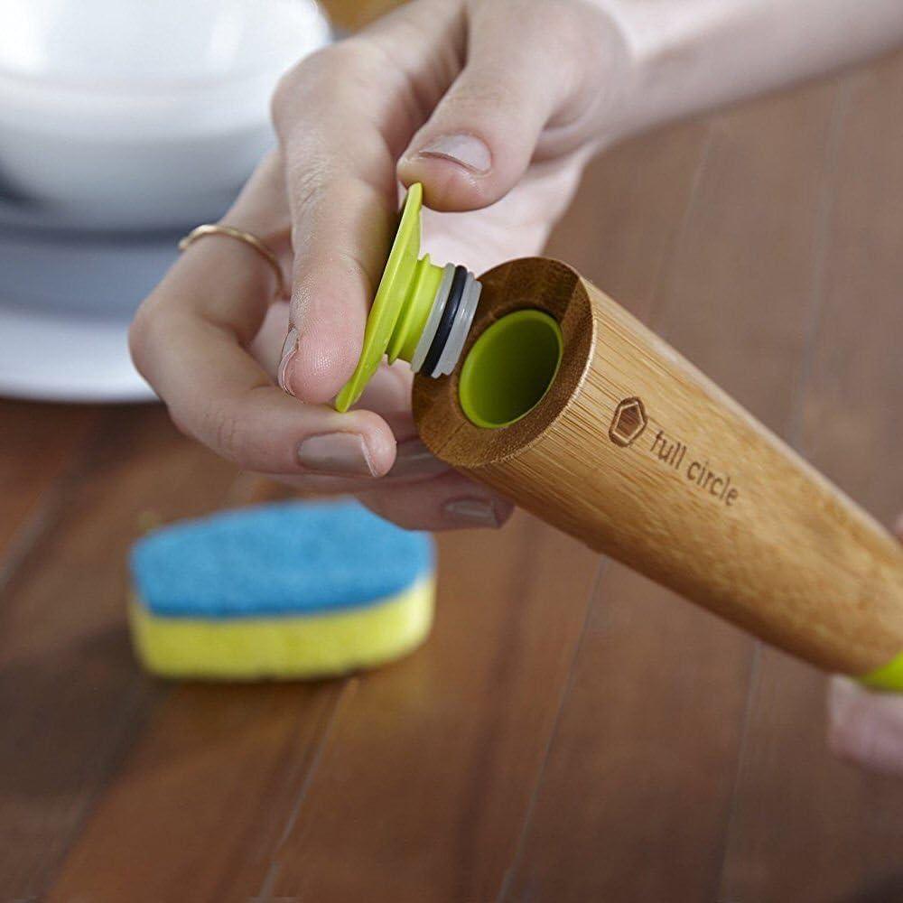 Cepillo dispensador de jabón Full Circle Suds Up - Bambú