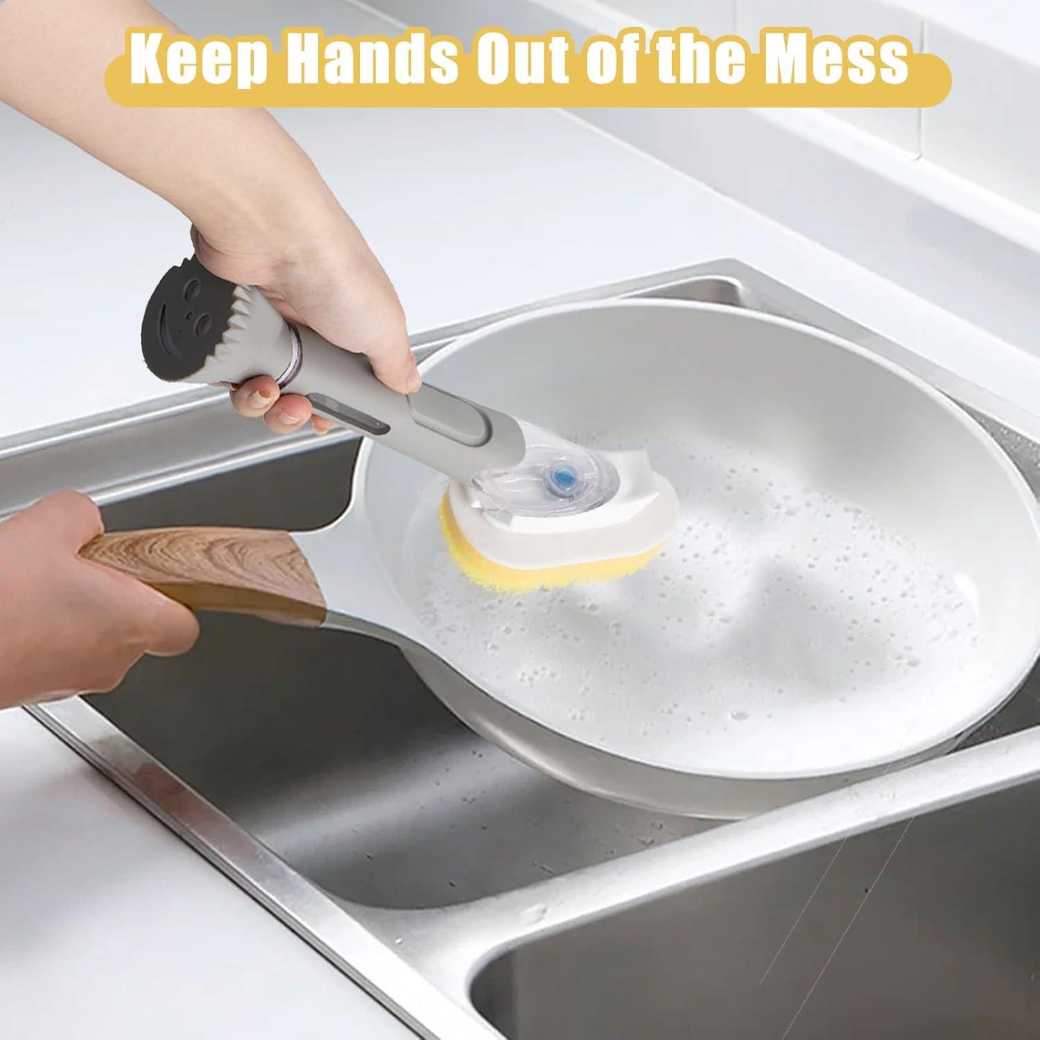 Recargas de Esponja para Varita de Platos Ajrwiiy - 8 Piezas Amarillo