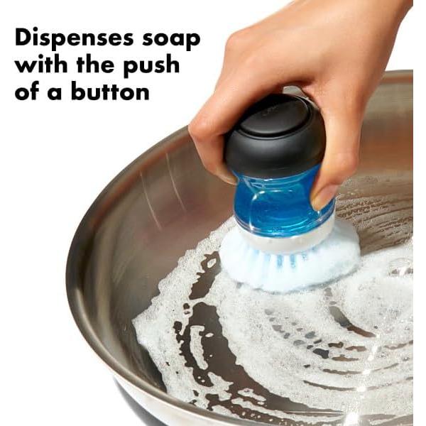 Cepillo de Palma OXO con Dispensador de Jabón 90.7g