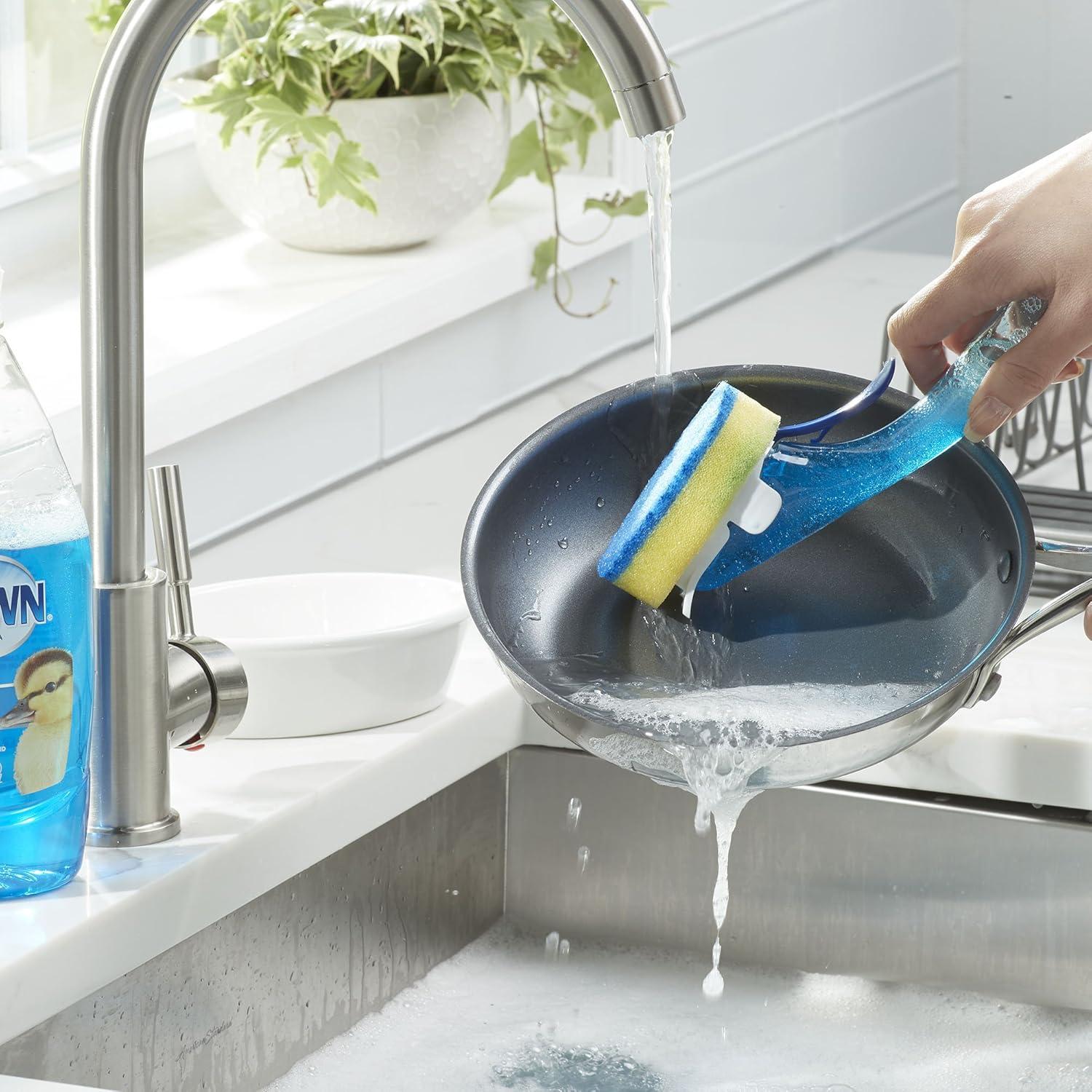 Cepillo de Platos Rellenable Dawn Sin Goteo 13.97x5.58 cm