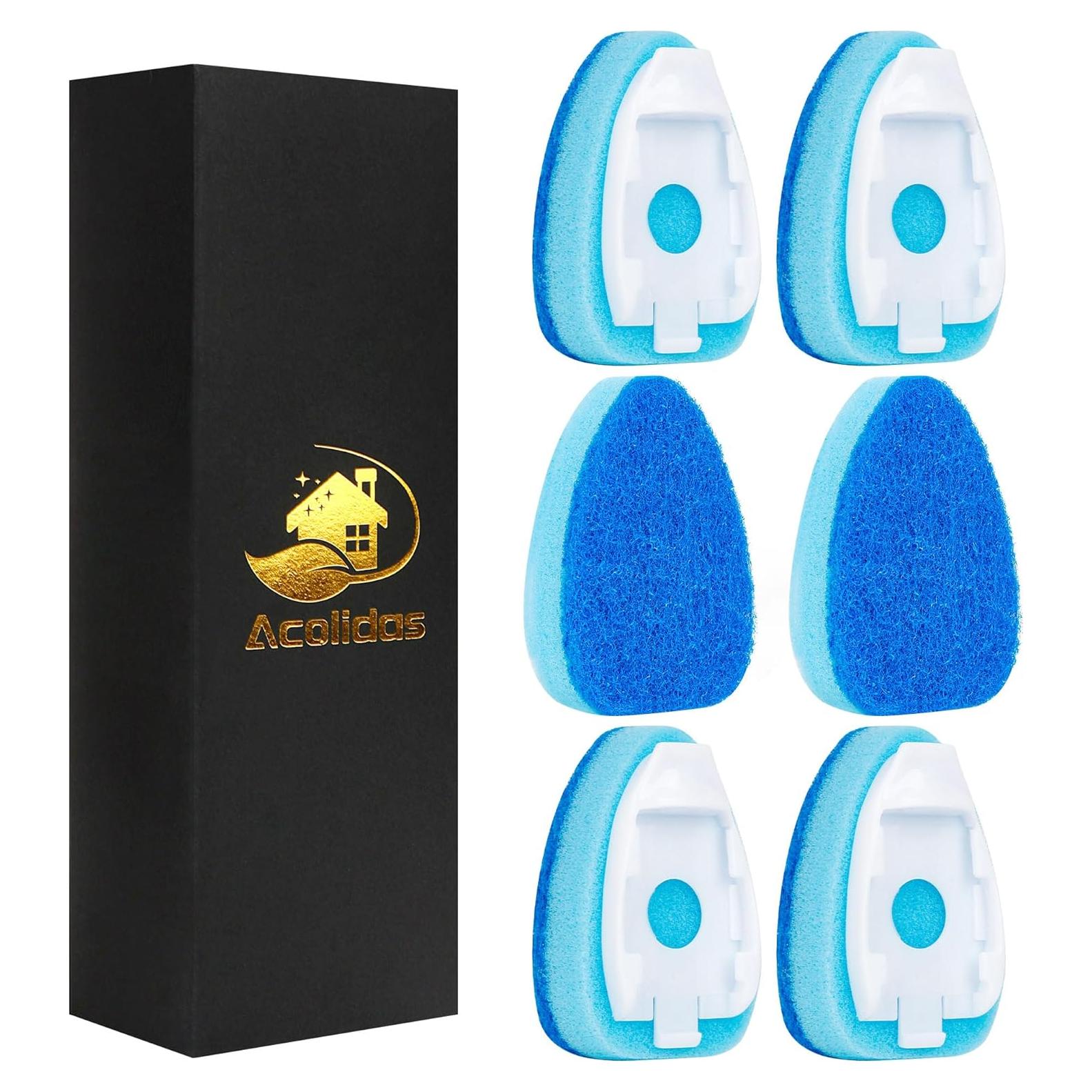 Recambios de Esponja Acolidas para Varita de Lavado 6 Piezas