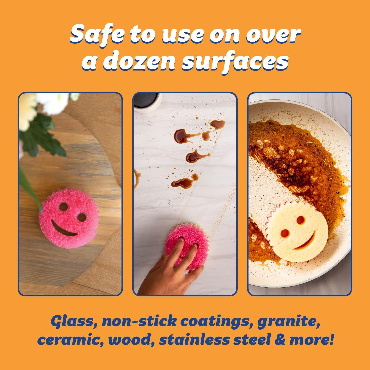 Esponjas de Cocina Scrub Daddy 6ct + Soporte Daddy Caddy