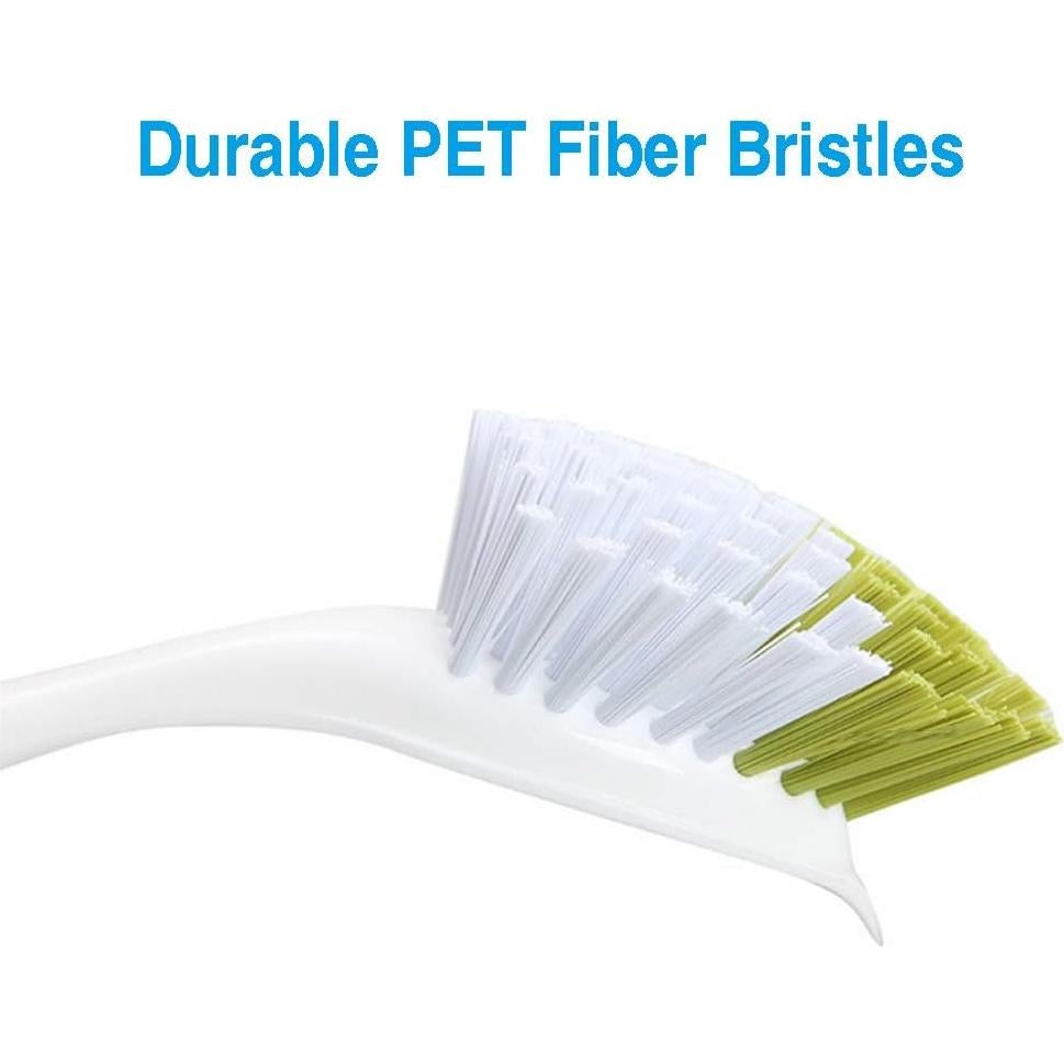 Cepillo de Fregar YeuDeuy 3 Pcs Cerdas Duras Amarillo-Verde