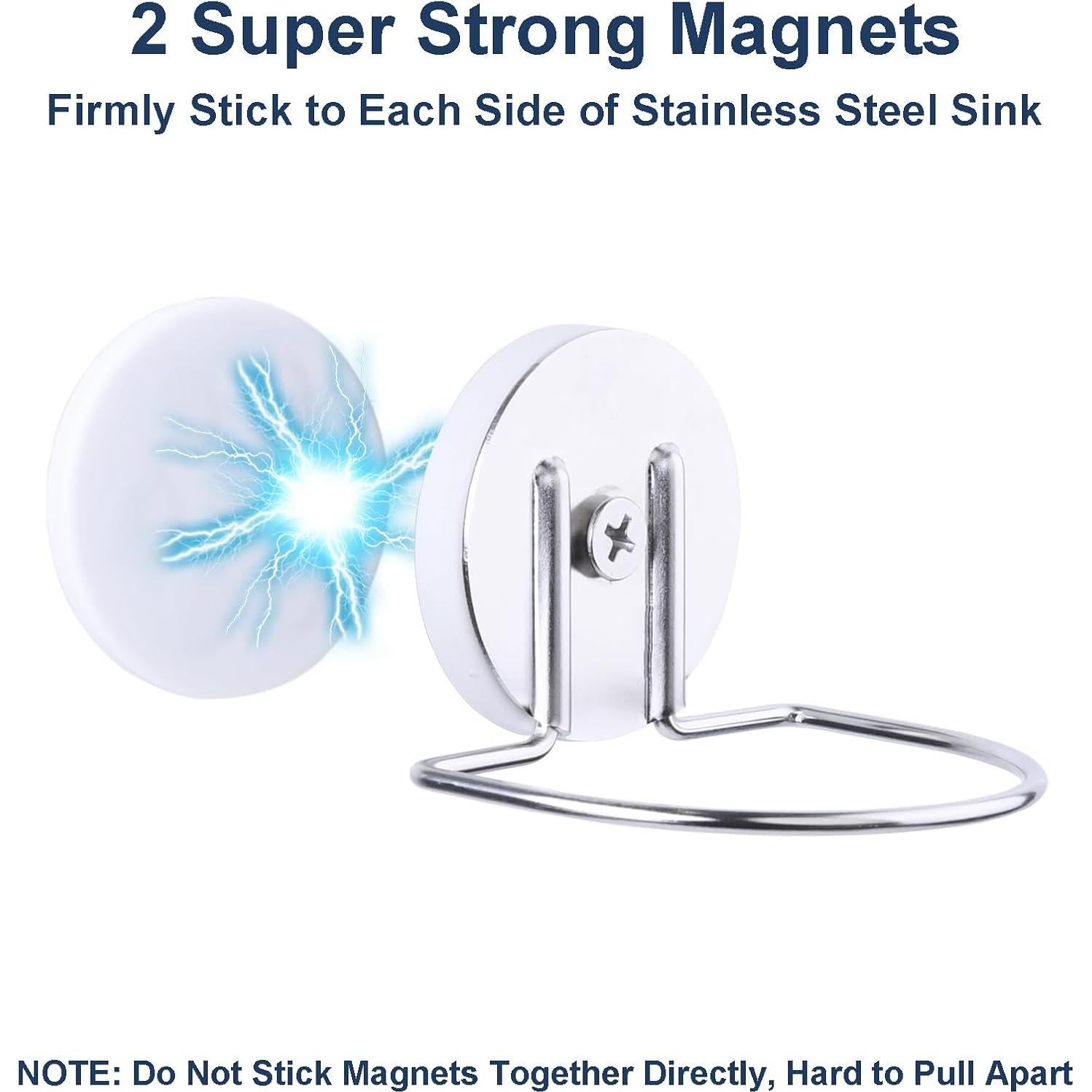 Soporte Magnético para Esponja de Platos LEVOSHUA Acero Inoxidable