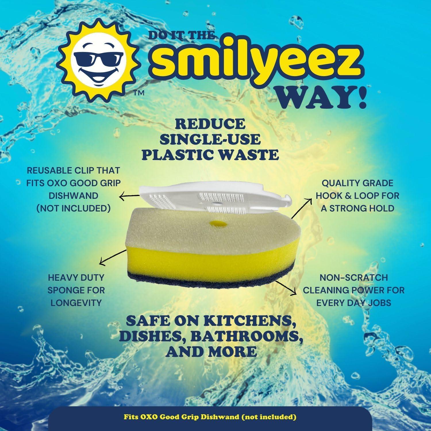 Repuestos de Esponja Sin Plástico Smilyeez para OXO Good Grip - 6 Unidades