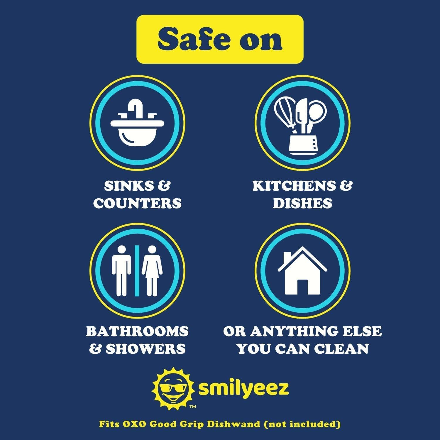 Repuestos de Esponja Sin Plástico Smilyeez para OXO Good Grip - 6 Unidades