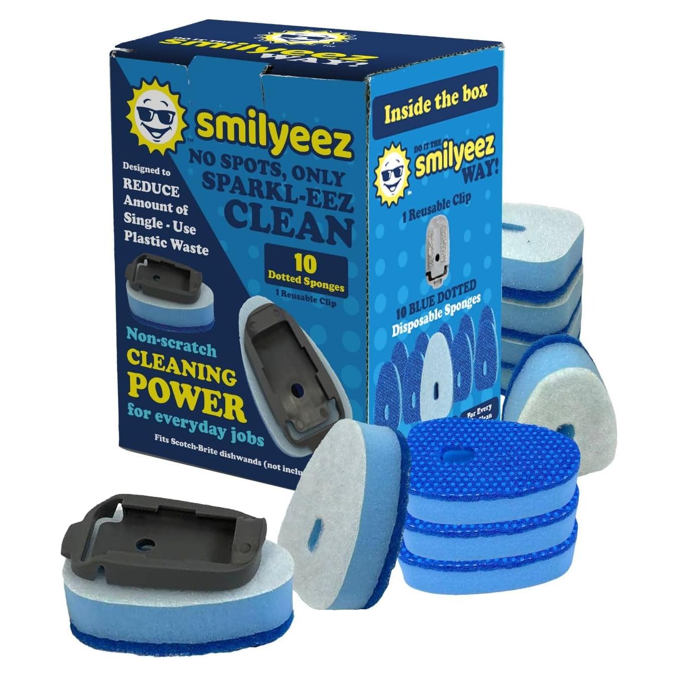 Recarga de Esponja Sin Plástico Smilyeez para Dishwand - 10 Unidades