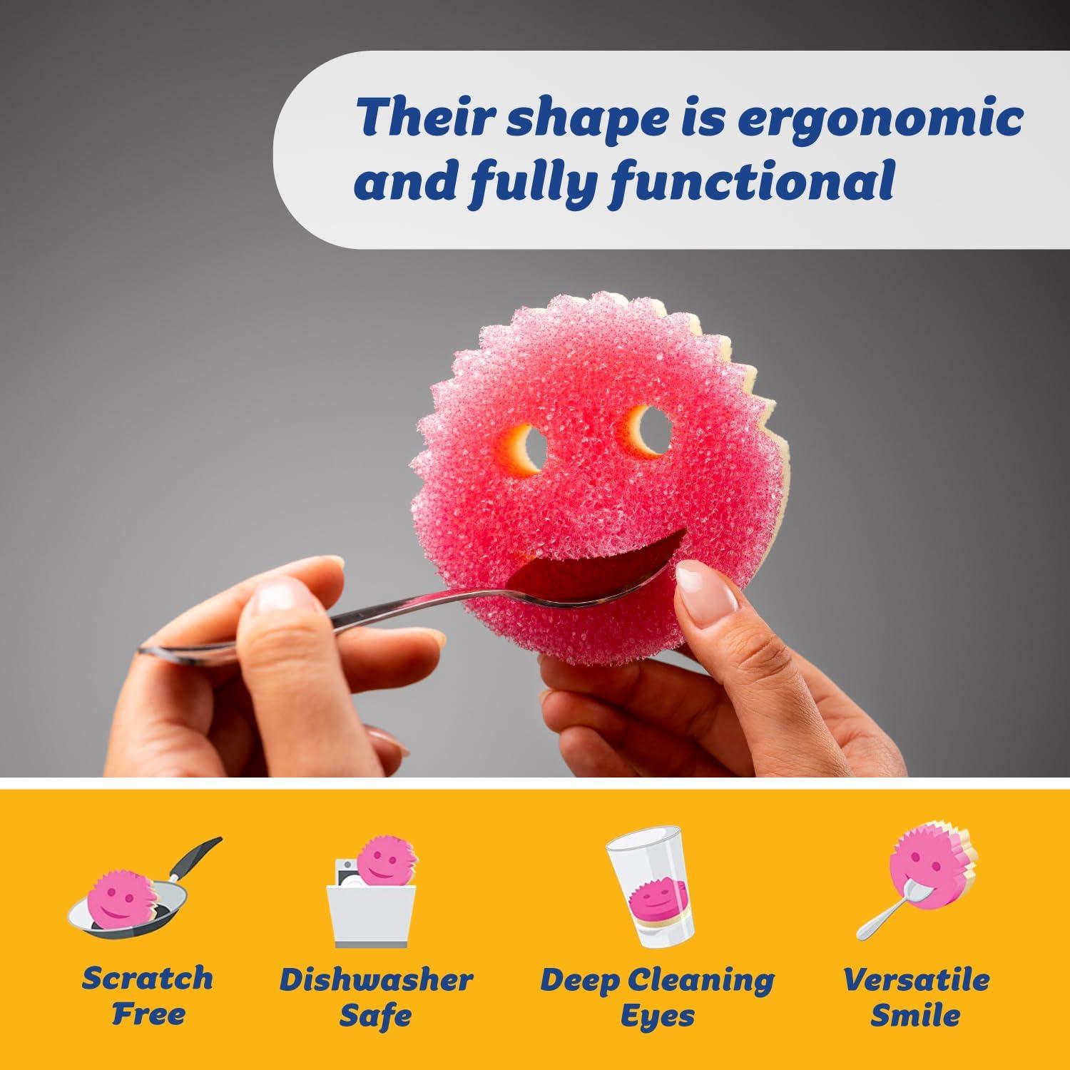 Esponjas Scrub Daddy Scrub Mommy - Doble Cara Sin Rayones 3 Unidades