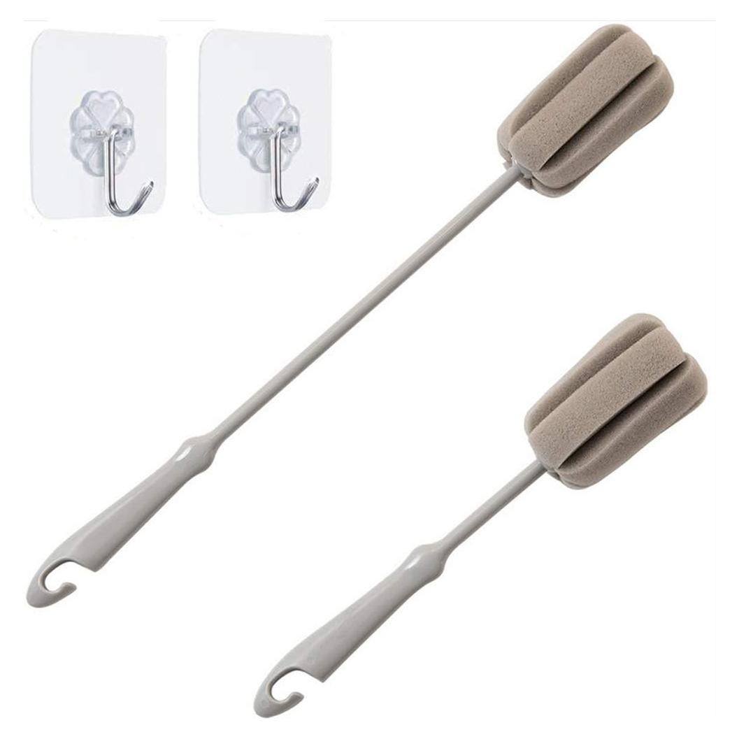 Paquete de 2 cepillos de esponja Foshine para botellas