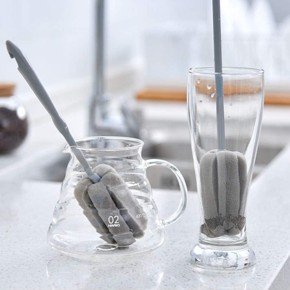 Paquete de 2 cepillos de esponja Foshine para botellas