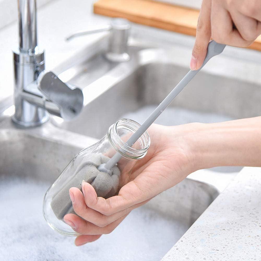 Paquete de 2 cepillos de esponja Foshine para botellas