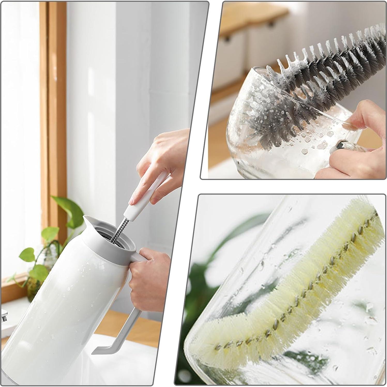 Paquete de 2 cepillos de limpieza Kwude 40.64 cm Negro