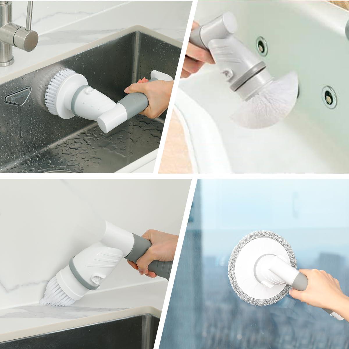 Varita Eléctrica de Limpieza LANMU con 5 Cabezas Reemplazables