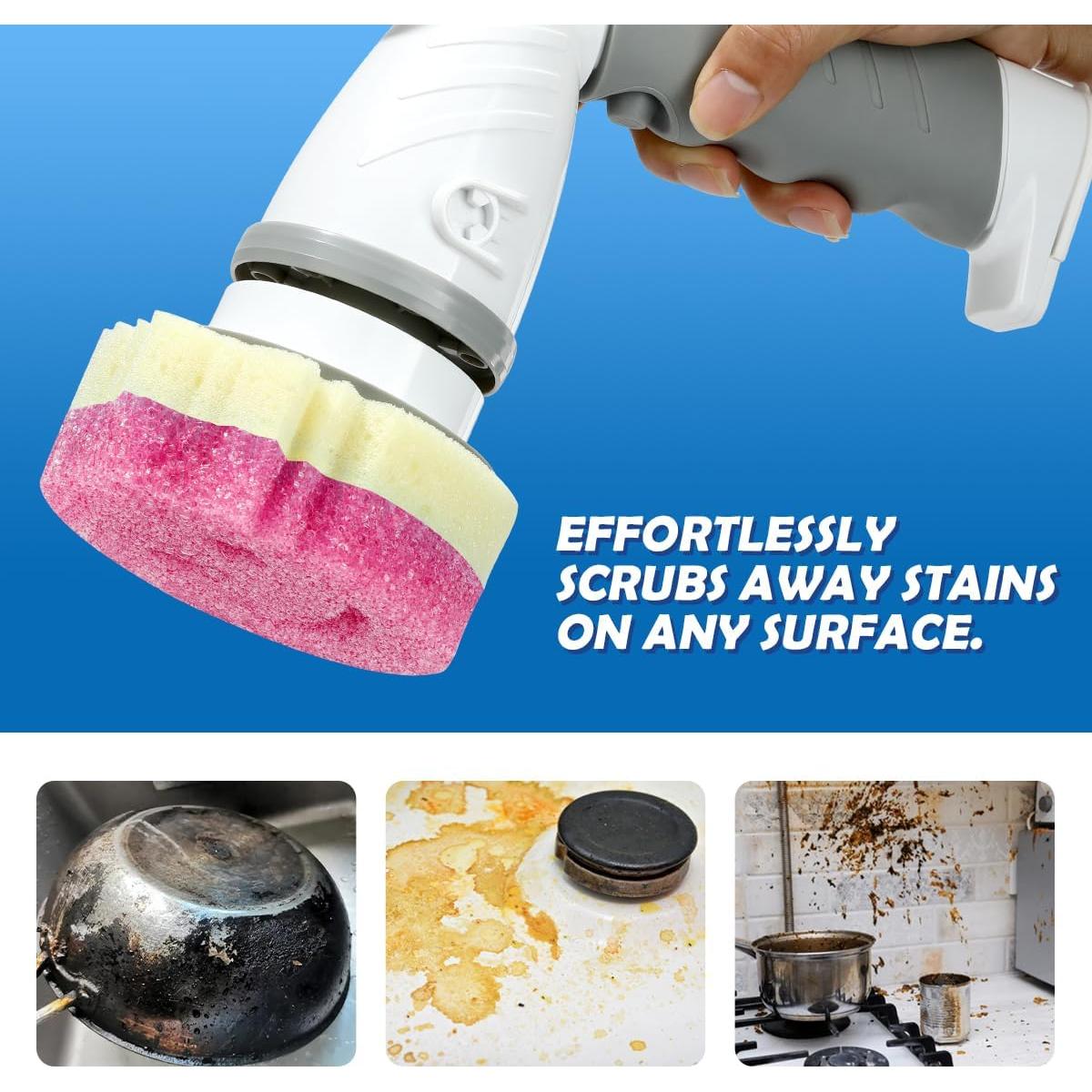 Varita Eléctrica de Limpieza LANMU con 5 Cabezas Reemplazables