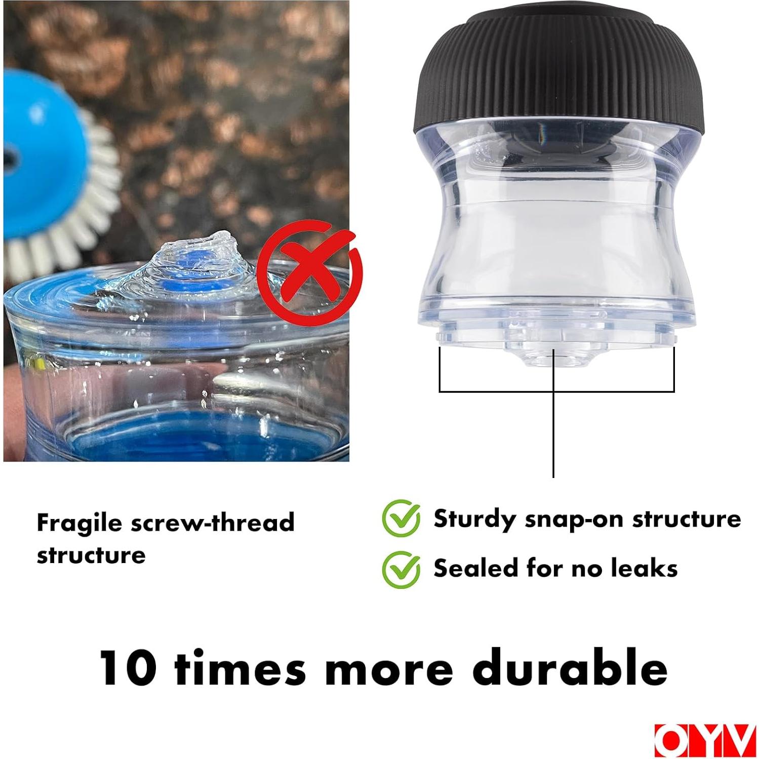 Cepillo de Palma OYV con Dispensador de Jabón y Repuesto