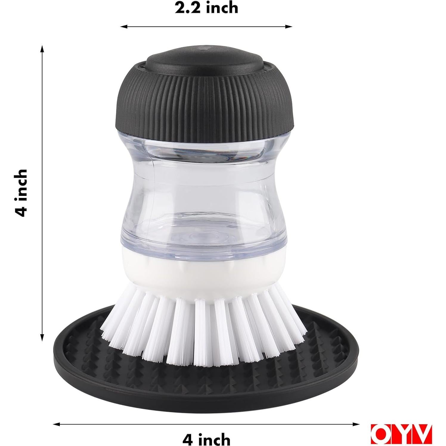 Cepillo de Palma OYV con Dispensador de Jabón y Repuesto