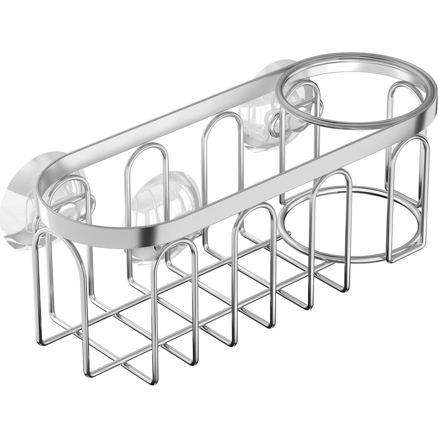 Soporte de Esponja para Fregadero Yazoni Acero Inoxidable Plata