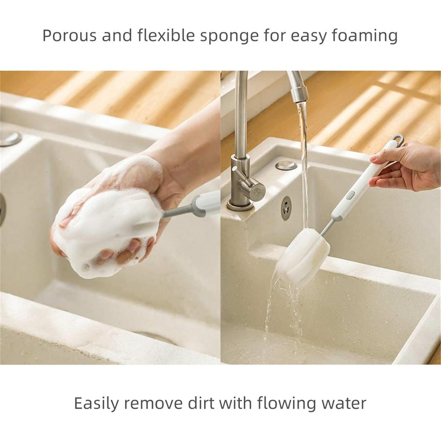 Cepillo de Botellas Leixterich con Mango Largo 3 PCS