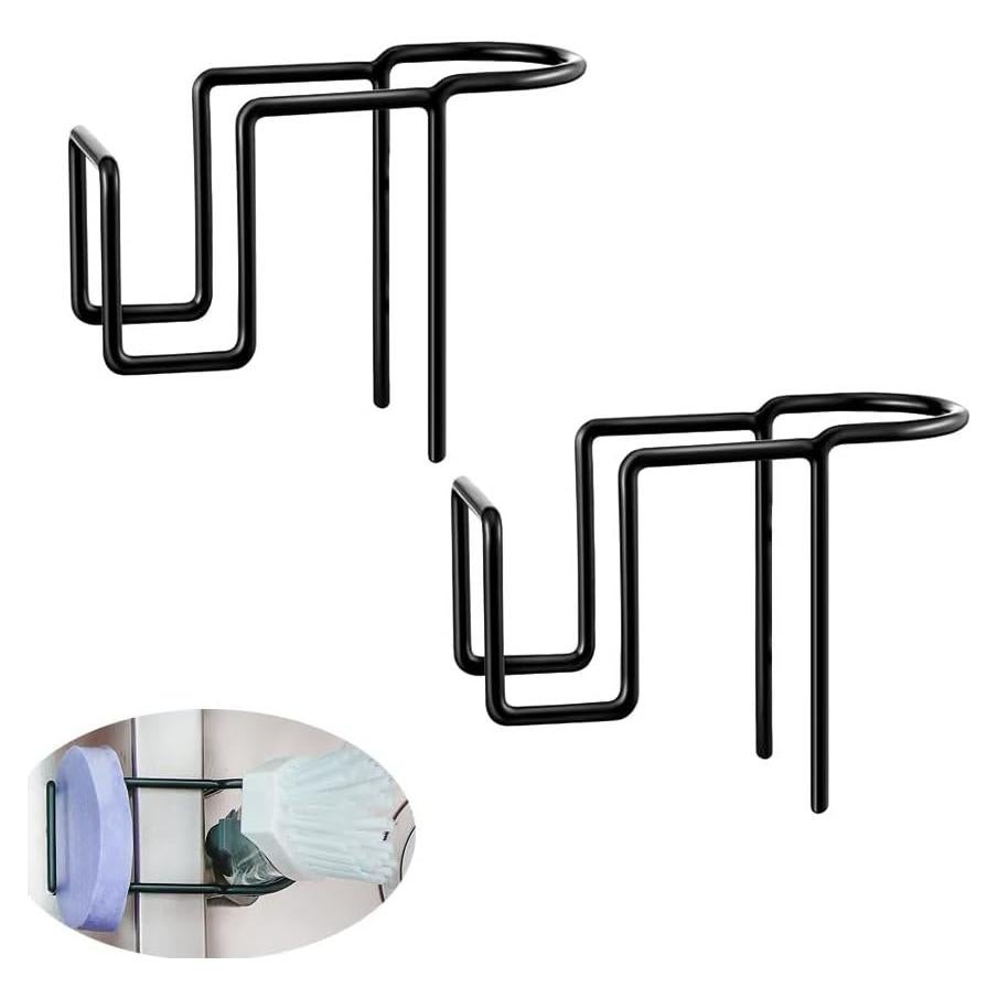 Soporte de Esponja Negra Qinwuw para Fregadero de Cocina - 2 Pcs