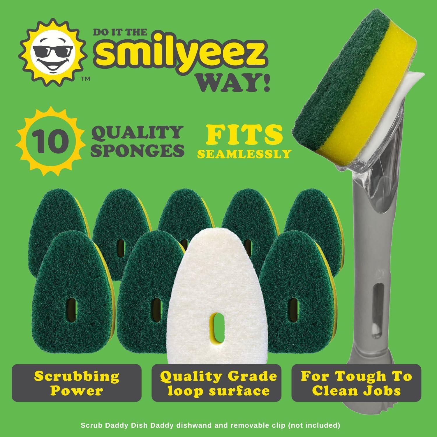Recargas de Esponja Smilyeez para Scrub Daddy - 10 Paquete