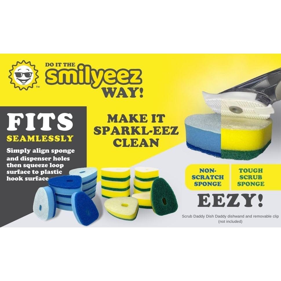 Recargas de Esponja Smilyeez para Scrub Daddy - 10 Paquete