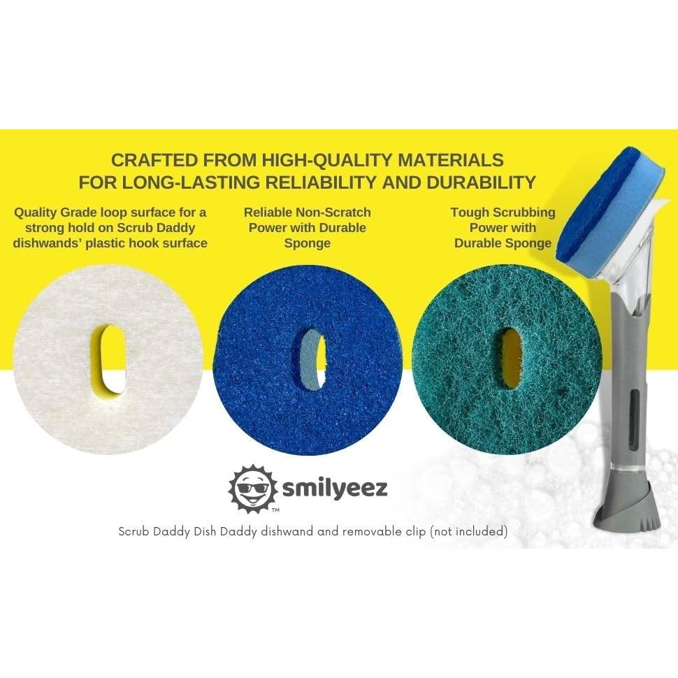 Recargas de Esponja Smilyeez para Scrub Daddy - 10 Paquete